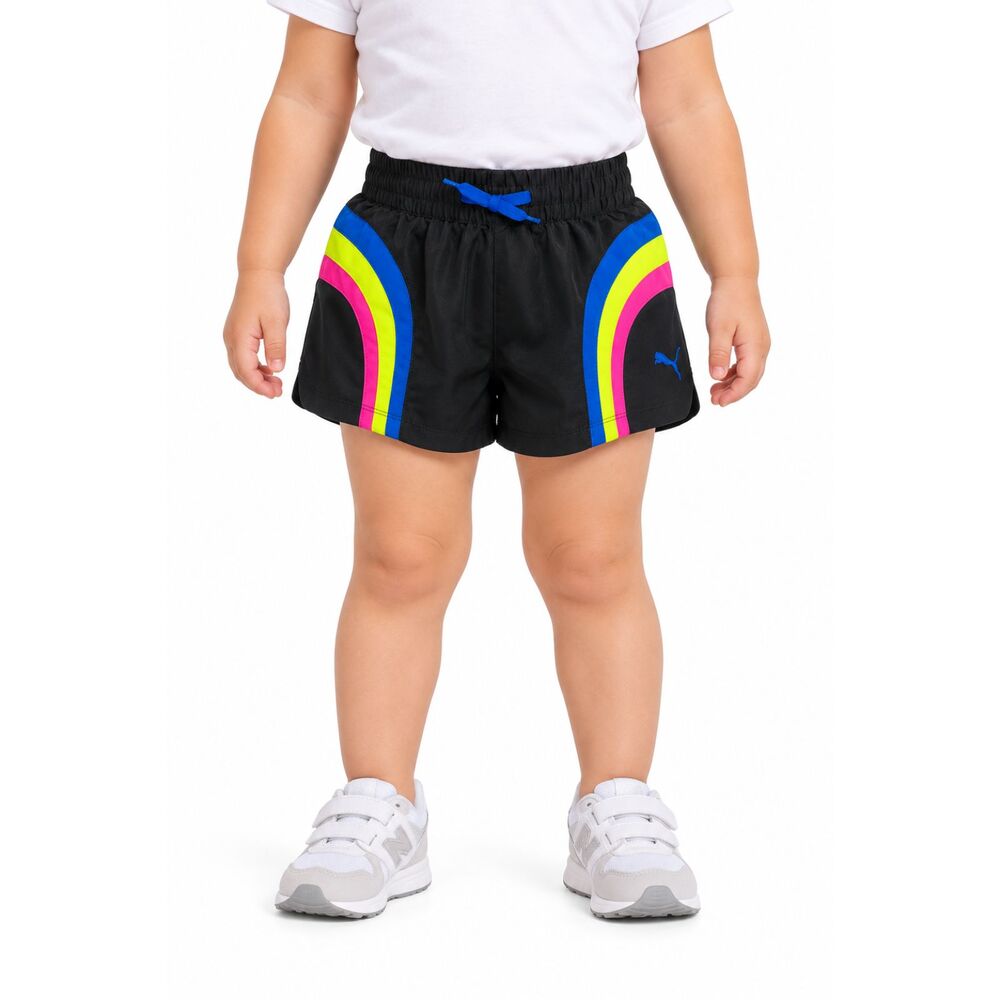 🔥 5 for $30 🔥 Puma Toddler Girls’ Rainbow Trim Athletic Shorts | Size 2T